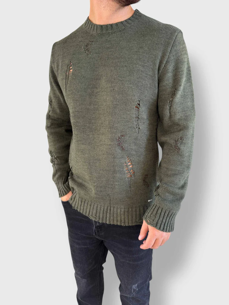 Maglione con rotture - immagine 2