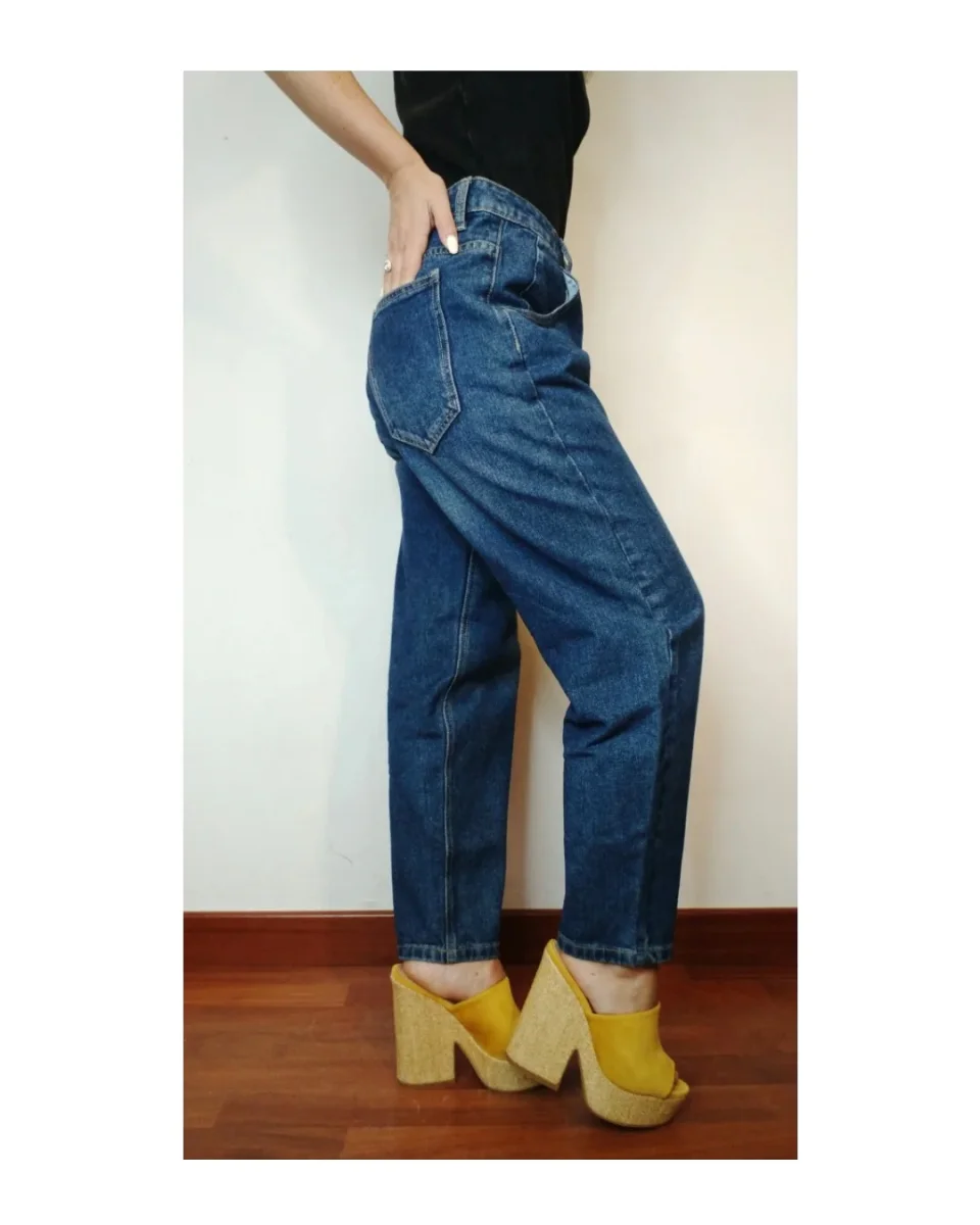 Jeans baloon lavaggio scuro! - immagine 4