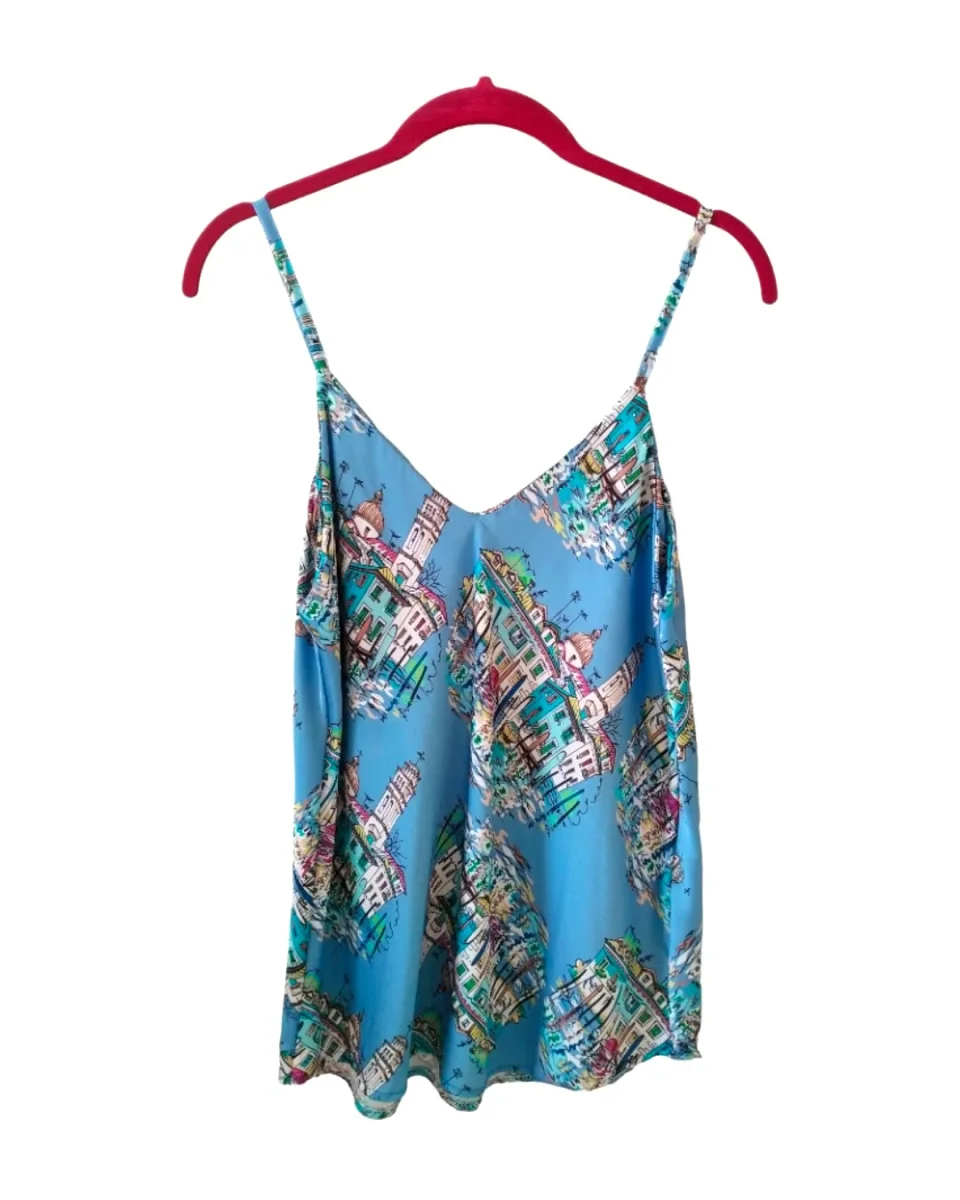 Sottogiacca satin 'VENEZIA' INDACO! - immagine 2