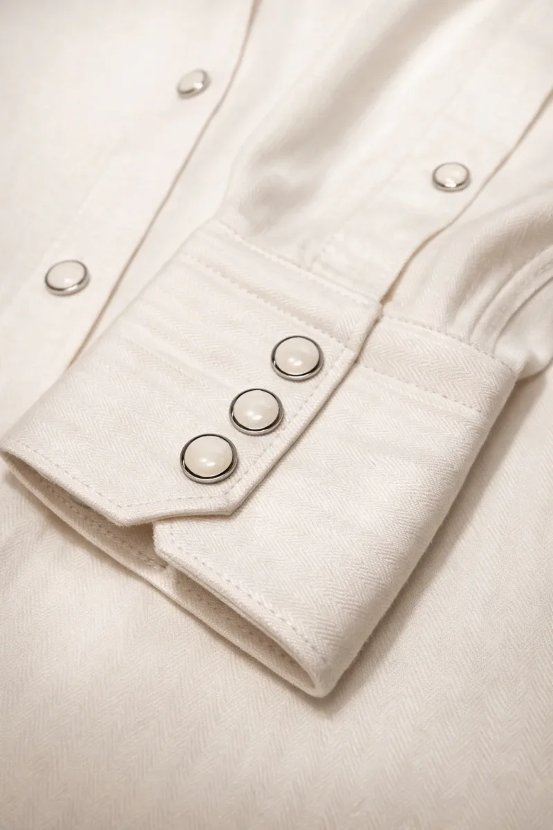 CAMICIA COWBOY PANNA - immagine 5