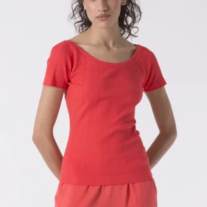 T-SHIRT SPORTY ELEGANCE IN COSTINA STRETCH