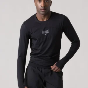 ICONIC MAGLIA A MANICHE LUNGHE IN TESSUTO TECNICO