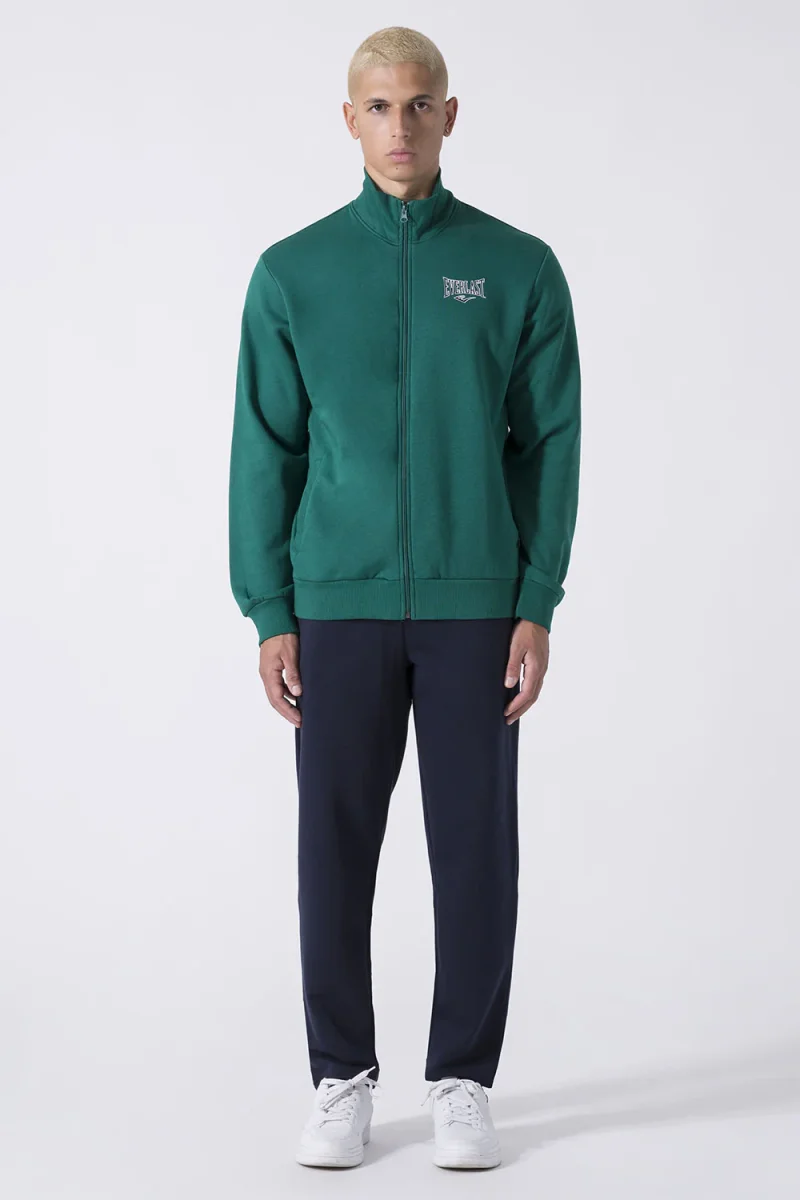 BASIC TUTA IN FELPA DI COTONE CON GIACCA FULL ZIP E PANTALONE DRITTO - immagine 7
