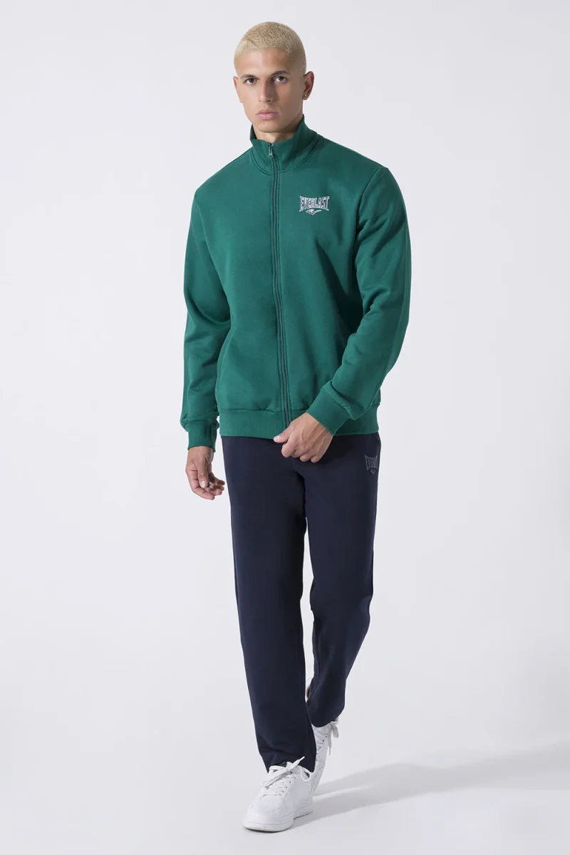 BASIC TUTA IN FELPA DI COTONE CON GIACCA FULL ZIP E PANTALONE DRITTO - immagine 8