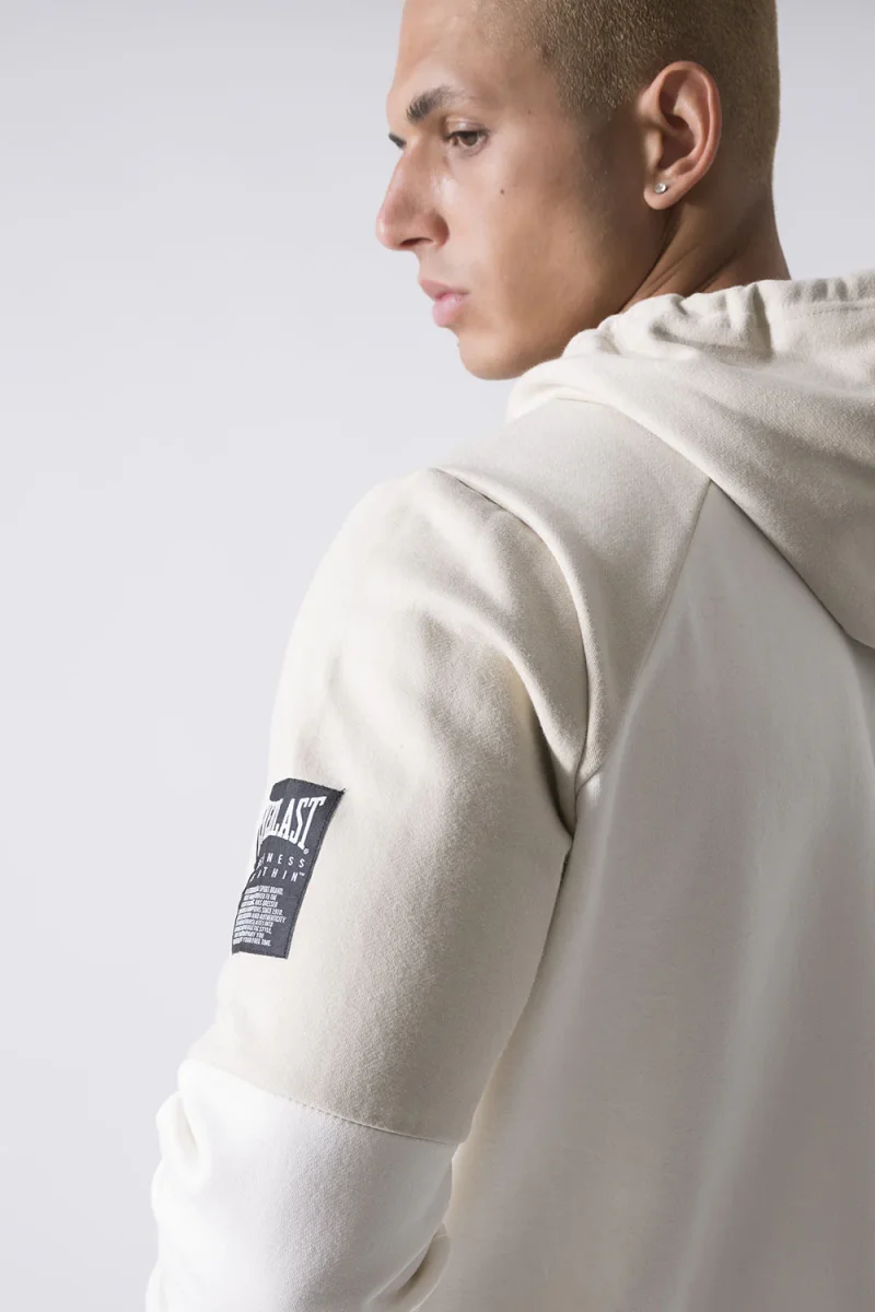 FELPA NEUTRALS FULL ZIP CON CAPPUCCIO - immagine 6