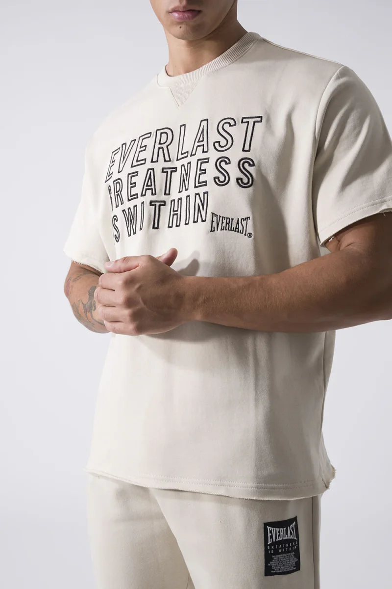 NEUTRALS FELPA A MANICHE CORTE - immagine 5