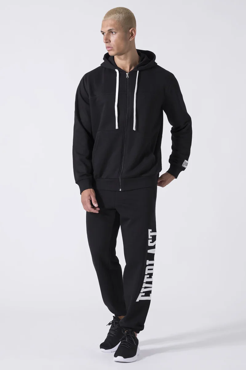 EXCLUSIVE FELPA FULL ZIP CON LOGO SU CAPPUCCIO - immagine 3