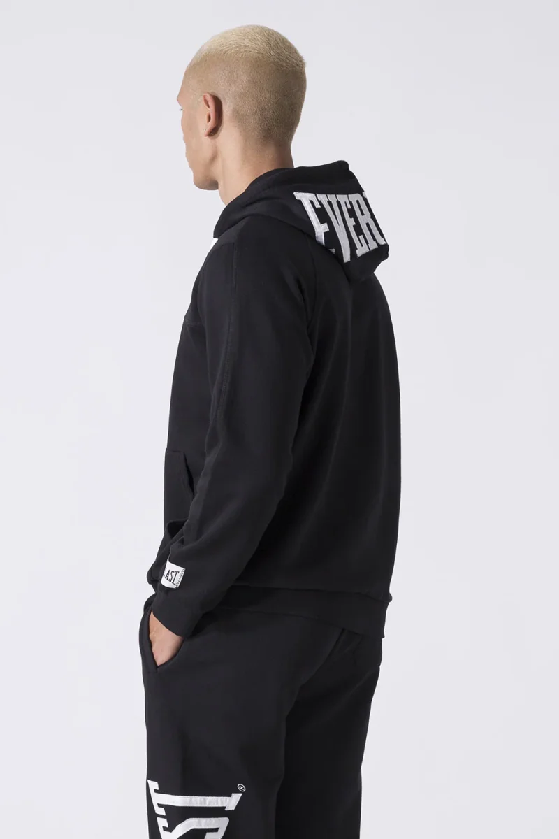 EXCLUSIVE FELPA FULL ZIP CON LOGO SU CAPPUCCIO - immagine 4