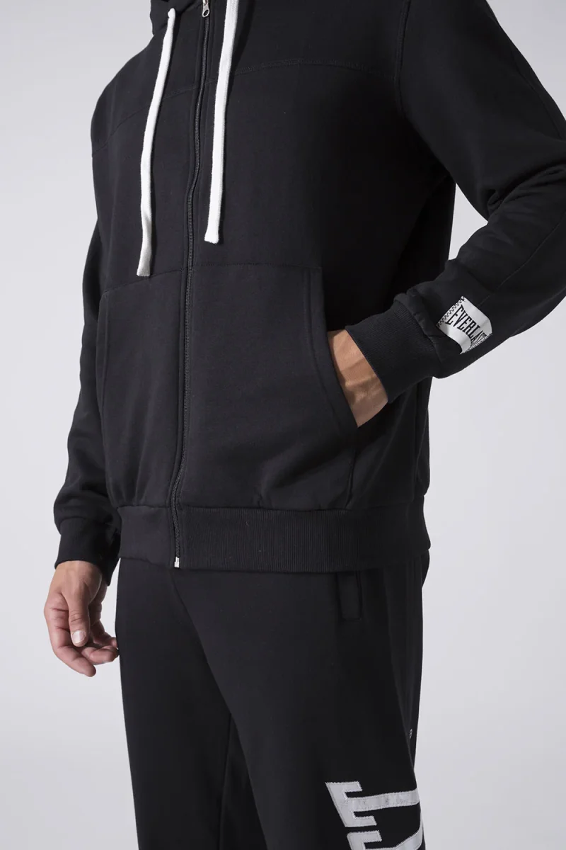 EXCLUSIVE FELPA FULL ZIP CON LOGO SU CAPPUCCIO - immagine 5