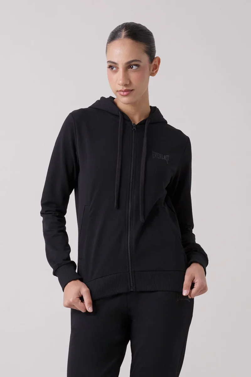 BASIC GIACCA FULL ZIP CON CAPPUCCIO