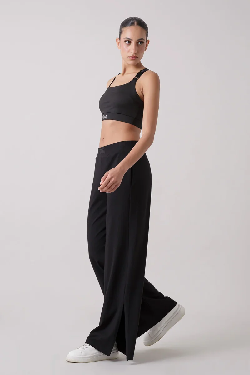BASIC PANTALONE PALAZZO CON SPACCHI LATERALI - immagine 8