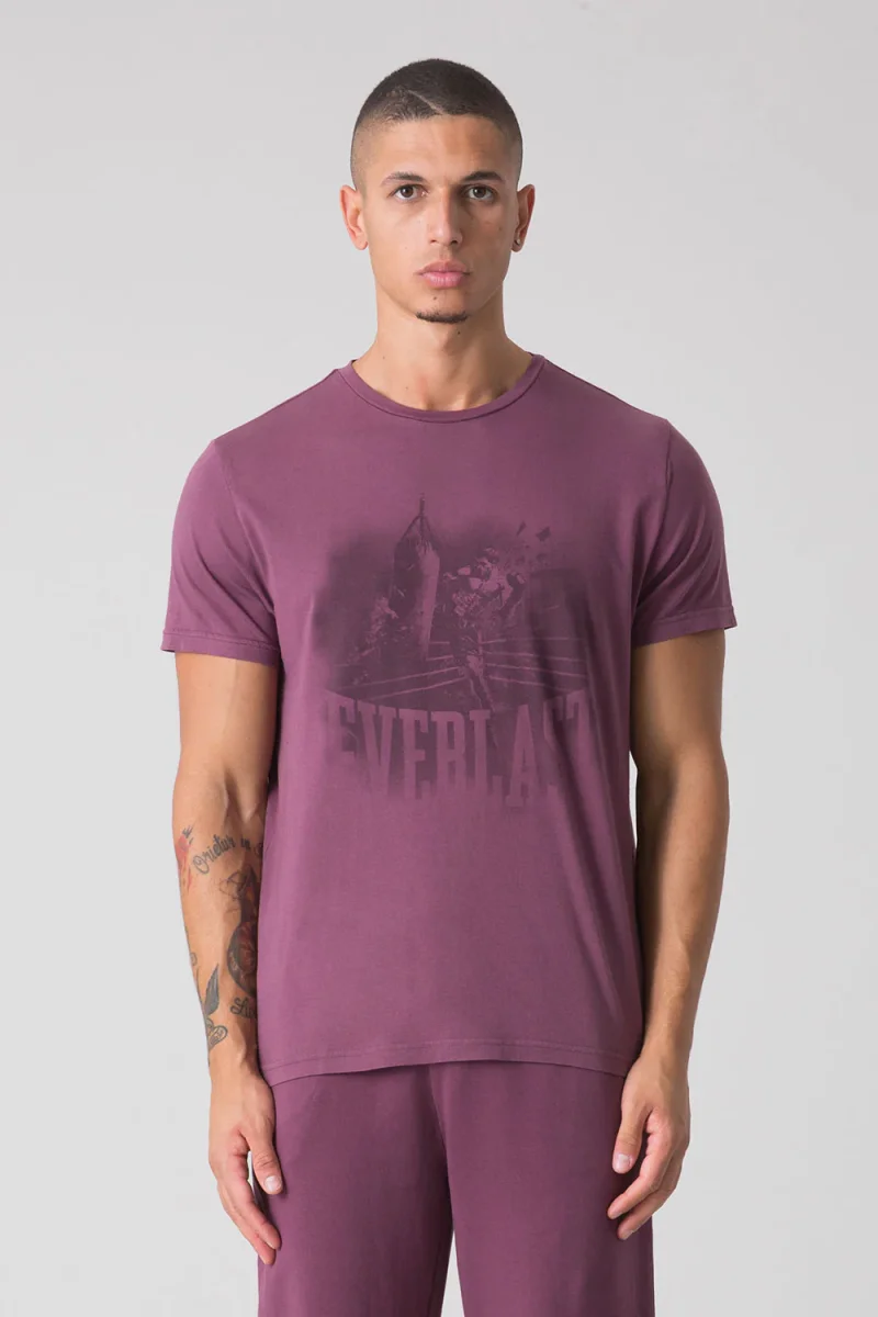 SUNFADED T-SHIRT CON GRAFICA BOXE