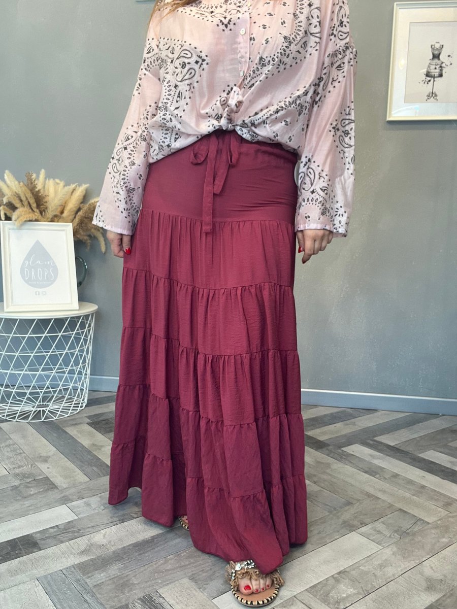 Gonna Dolce Vento bordeaux - immagine 2