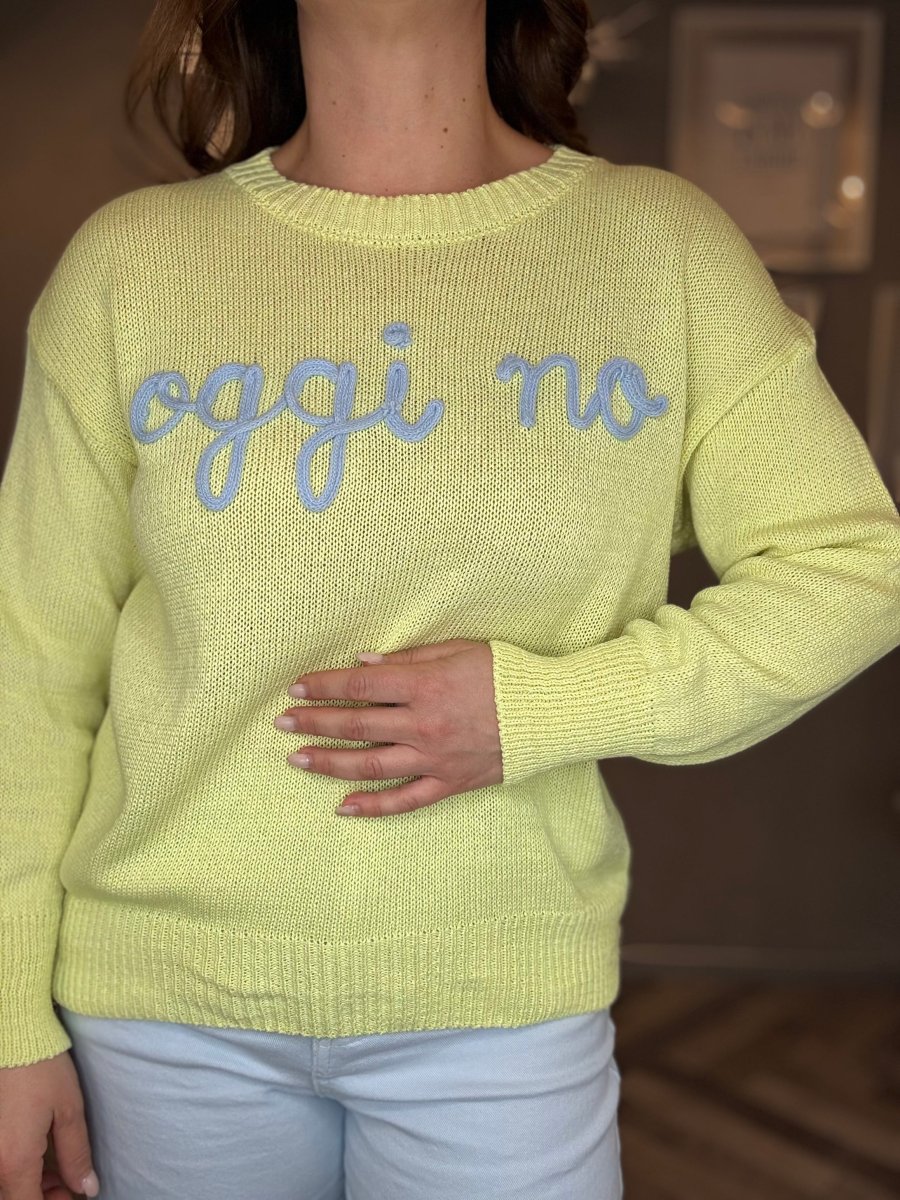 Maglioncino Oggi no giallo - immagine 6