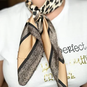 Foulard leopardato