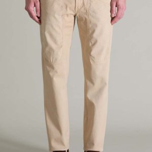 Pantalone JOHN – Cotone Toppa Alcantara® Slim