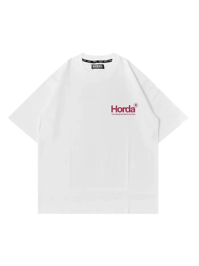 ANXIETY - T-Shirt Bianca Boxy Fit 100% Cotone Made in Italy - immagine 3