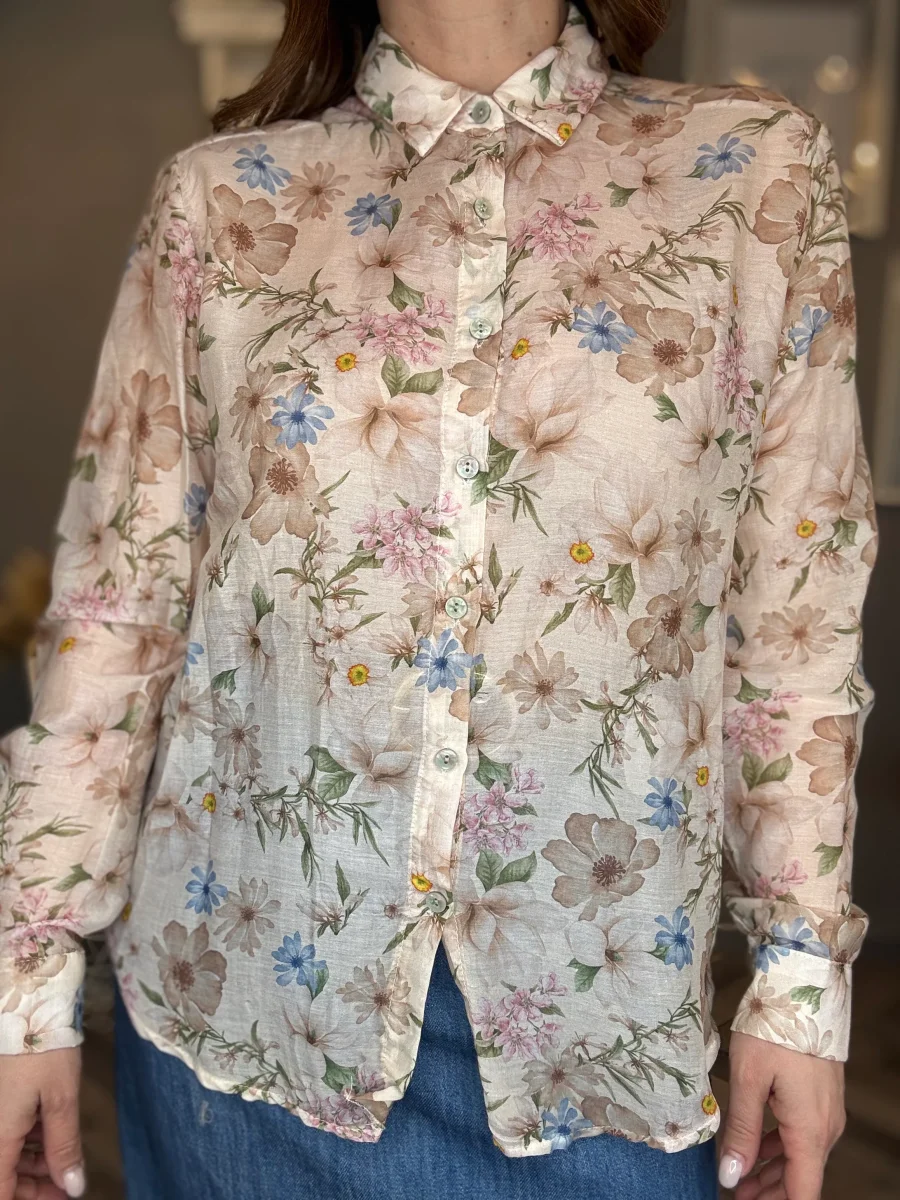 Camicia Bloom multicolor - immagine 3