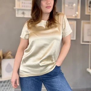 Blusa Vicky in raso di viscosa