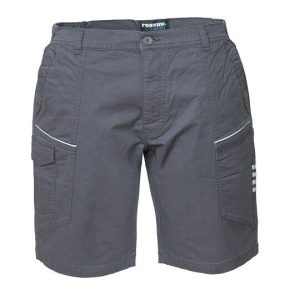 BERMUDA GRIGIO ROSSINI CON BANDE RIFLETTENTI – R-STRETCH A00704