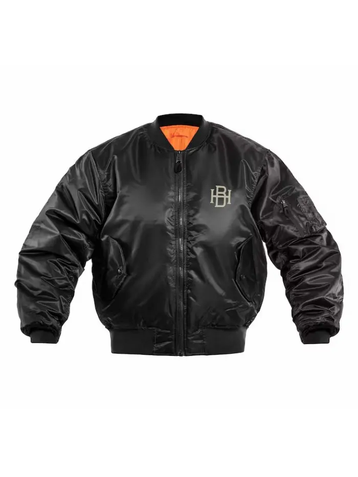 Bomber Jacket boxy fit Black Horda Basic - immagine 3