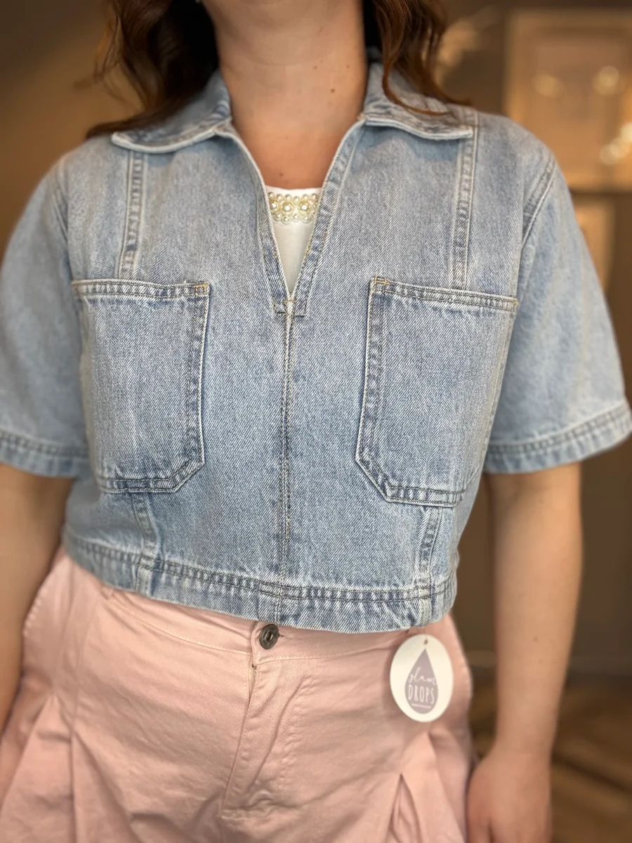 Lumina giacca bolerino in denim - immagine 5
