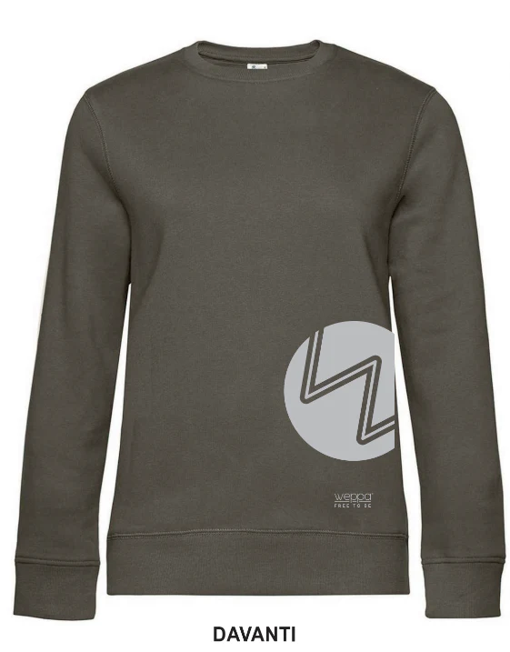Felpa Girocollo Inspire Woman - Logo MonoColor Weppa