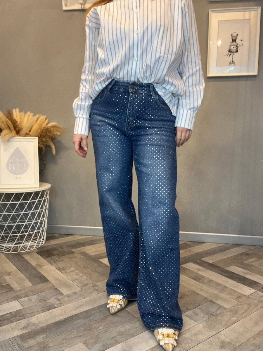 Jeans strass all over - immagine 3