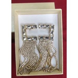 Orecchini pendenti strass!