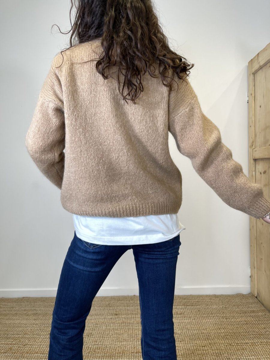 Pull Mohair camel - immagine 6