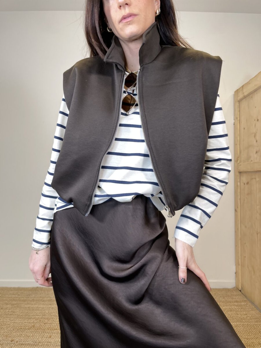 Gilet tuta chocolate - immagine 2