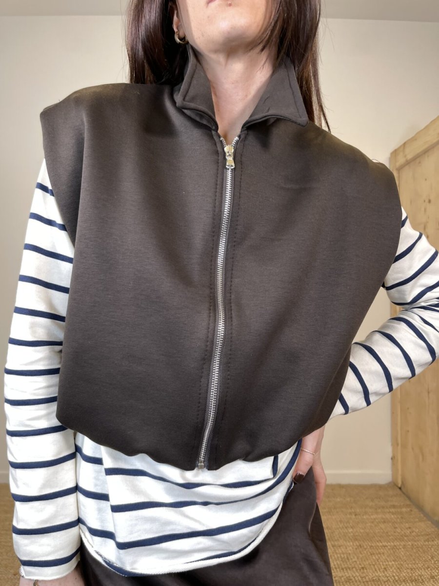 Gilet tuta chocolate - immagine 5