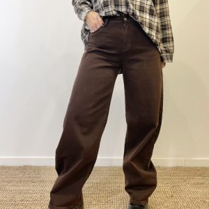 Jeans baggy chocolate
