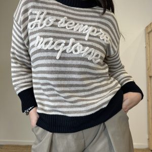 Pull “Ho sempre ragione” tortora