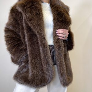 Pelliccia ecologica Brown