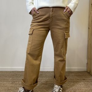 Pantalone Cargo Camel
