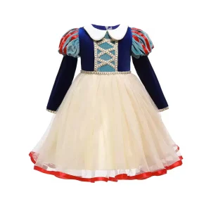 Vestito in velluto Biancaneve