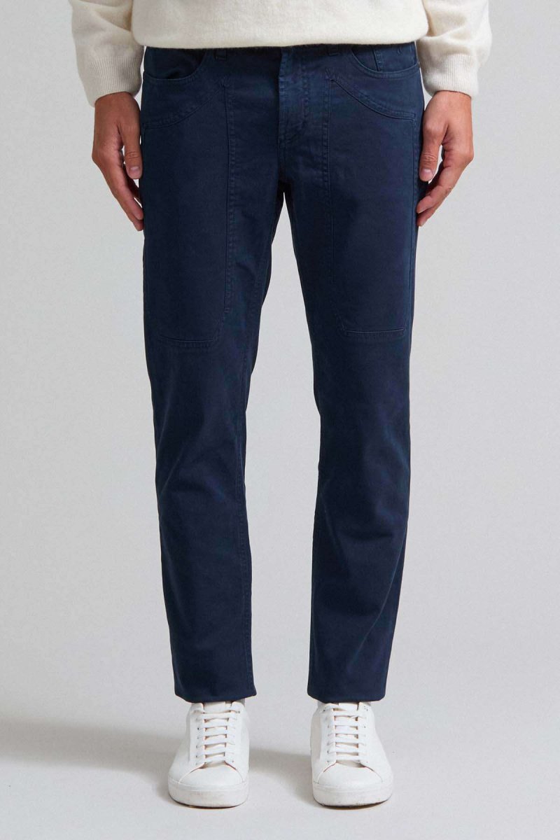 Pantalone JOHN – Cotone Toppa Slim Fit - immagine 2