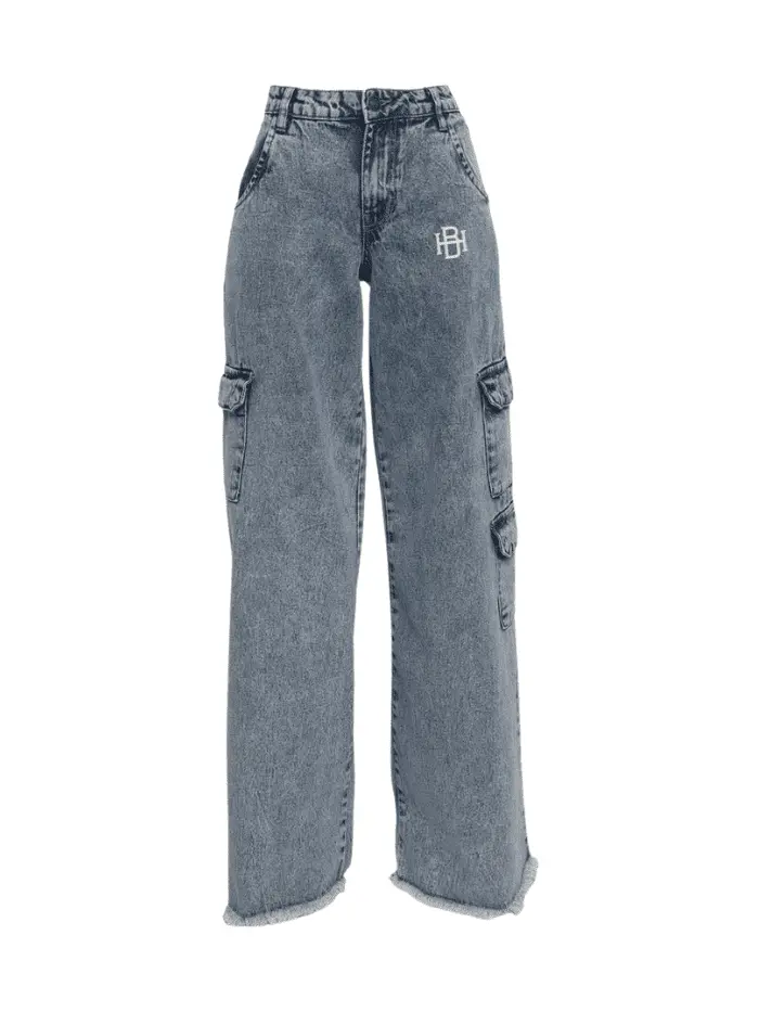 Jeans Donna Baggy Fit Horda – Denim Gamba Larga Made in Italy - immagine 5