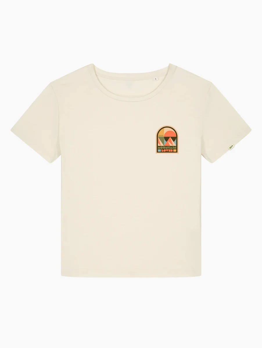 T-Shirt scollo ampio - Mountain lover - immagine 2