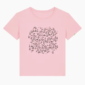 T-Shirt femminile - Campfire camping