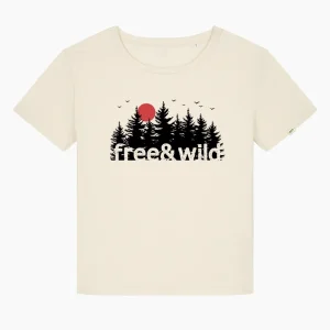 T-Shirt femminile - free and wild