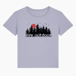 T-Shirt femminile - Live outdoor