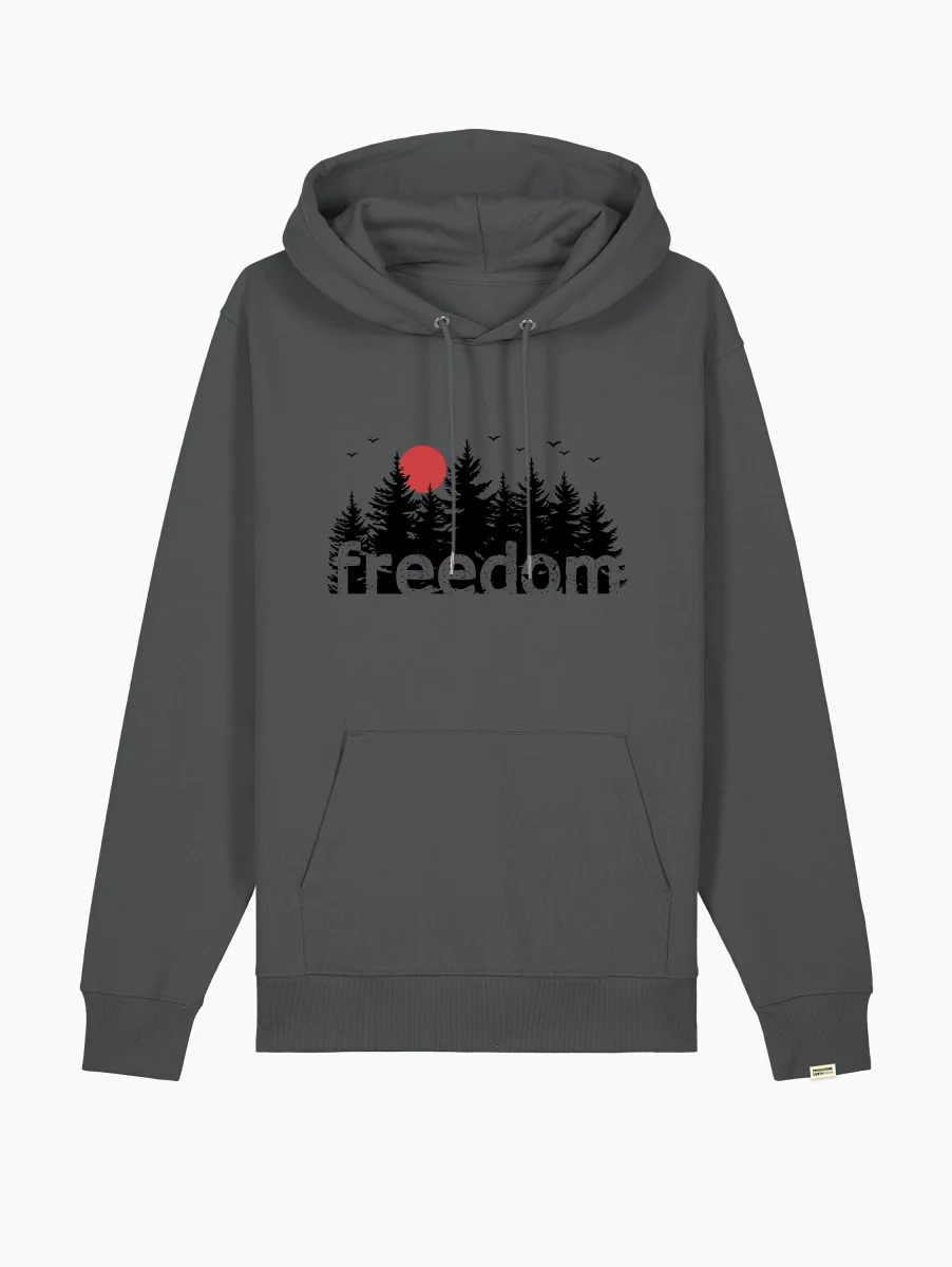 Felpa con cappuccio - Freedom - immagine 5