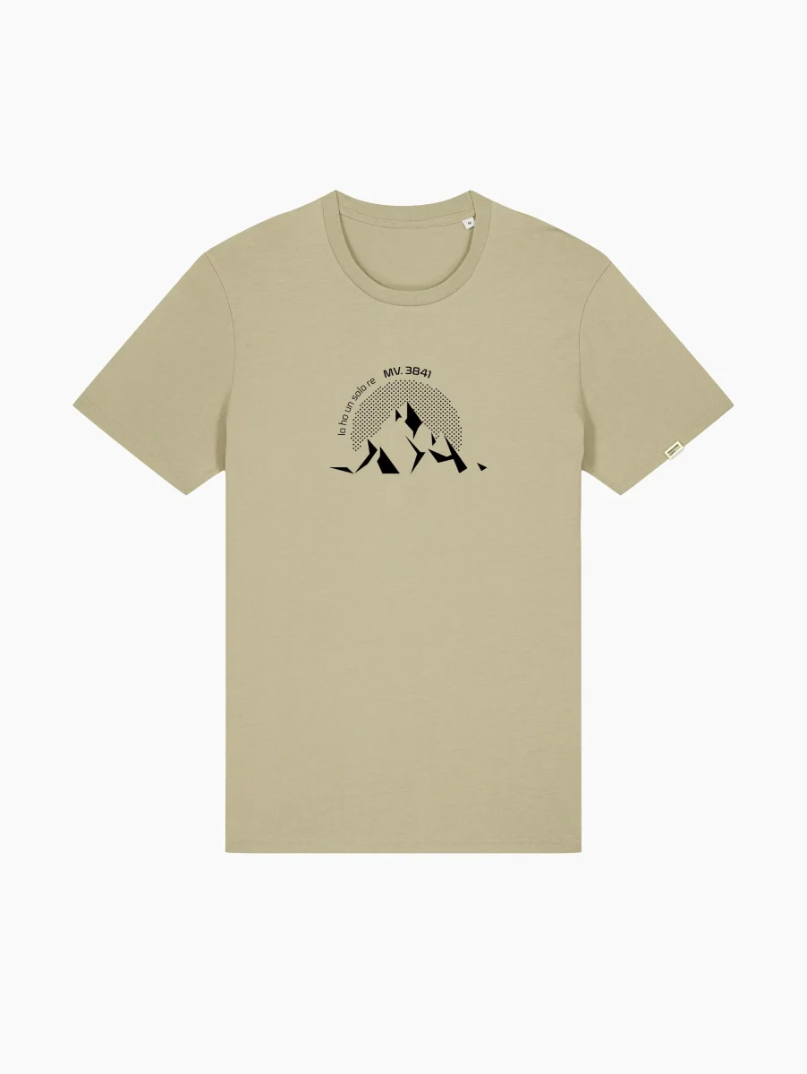 T-Shirt classica - Monviso sunset - Minimal - immagine 3