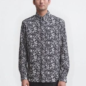 Camicia con stampa floreale