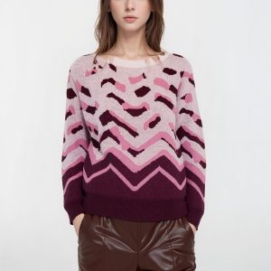 Pullover donna jacquard